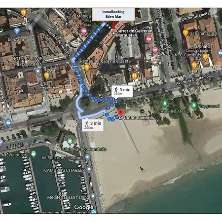 Apartment Eden Mar Cambrils,climatizado , Wifi Y Playa Cambrils